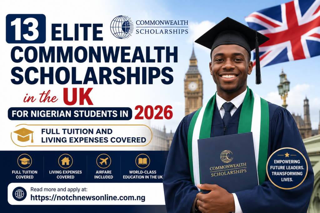 Commonwealth Scholarships for Nigerian Students 2026