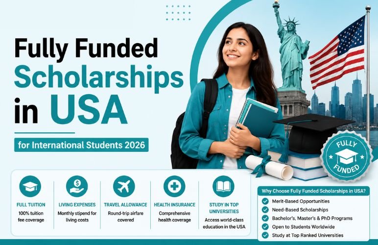 Fully Funded Scholarships in USA 2026