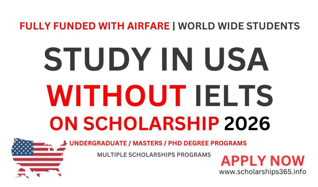 Scholarships Without IELTS for African Students 2026